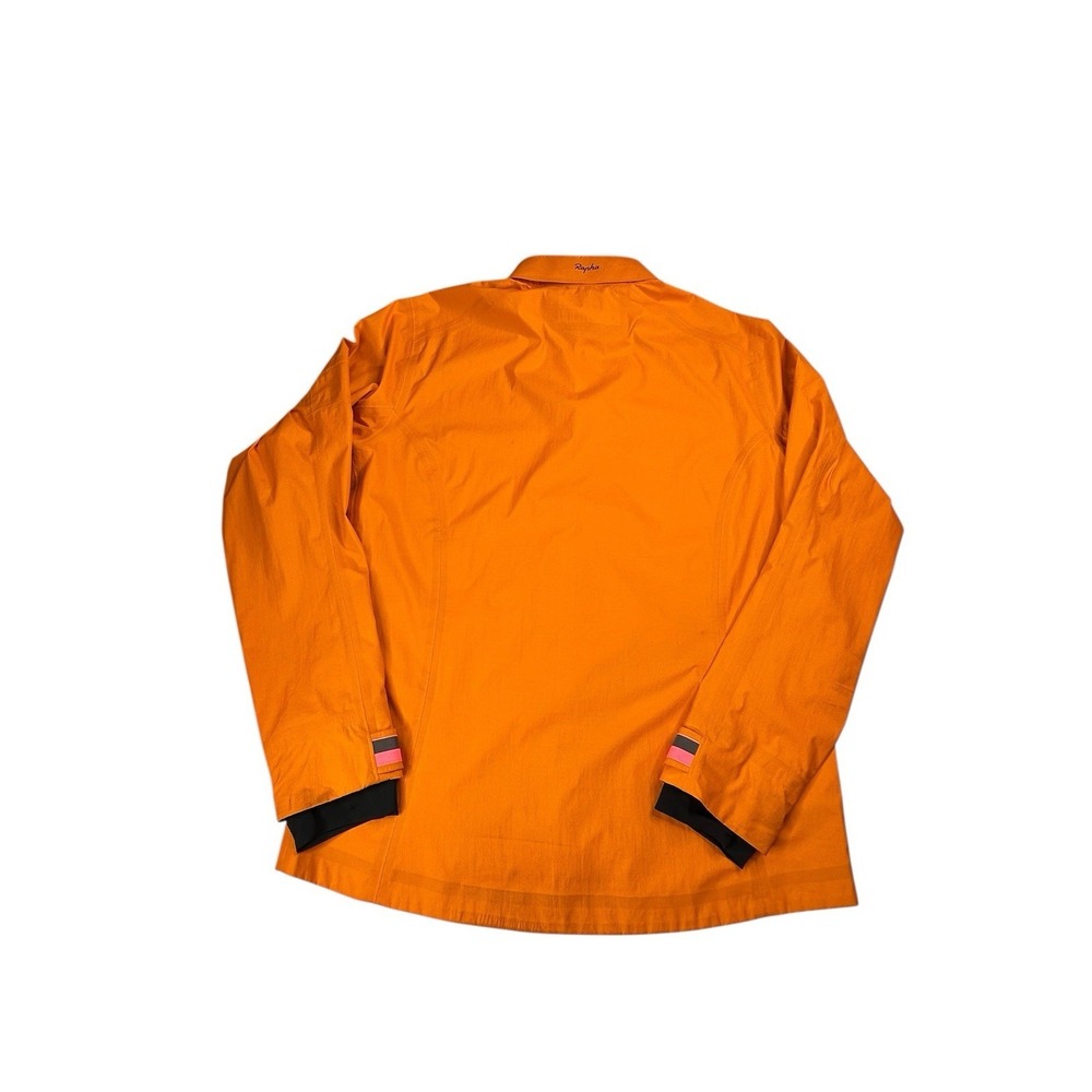 Rapha Packable‎ Cycling Wind Breaker Full Zip Jacket Men's medium Orange
